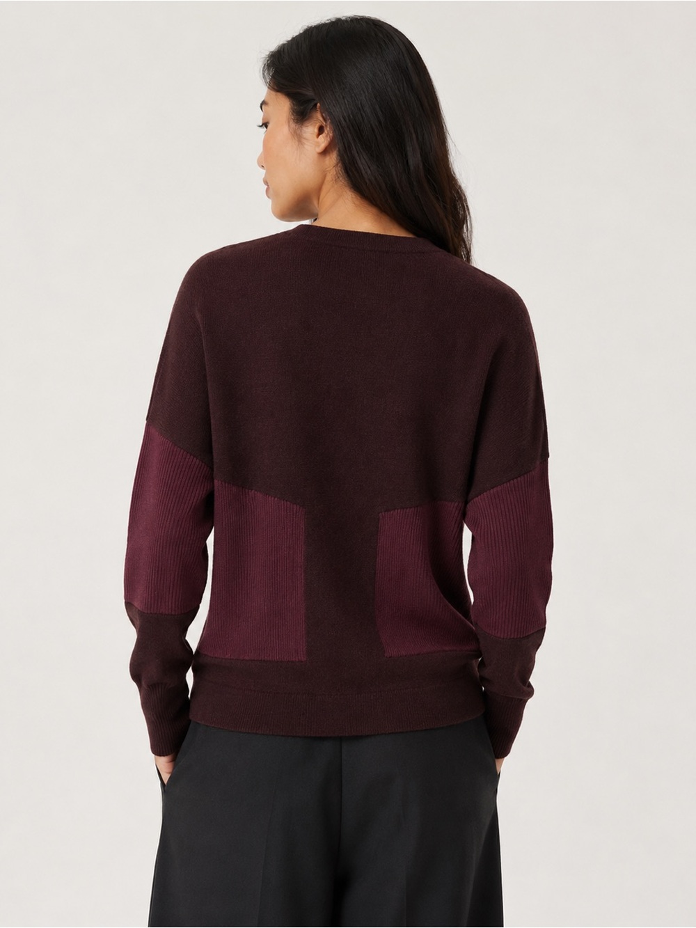 🌺 Phillip Lim 3.1 100% Merino Wool Colorblock Pullover Sweater - Picture 2 of 4